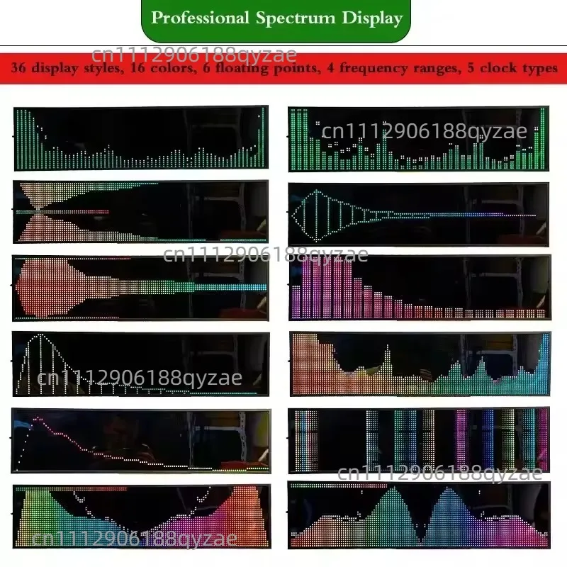 Suitable forDynamic Music Rhythm Display RGB Full-color Pickup Lamp Desktop Ornament Music Atmosphere Lamp