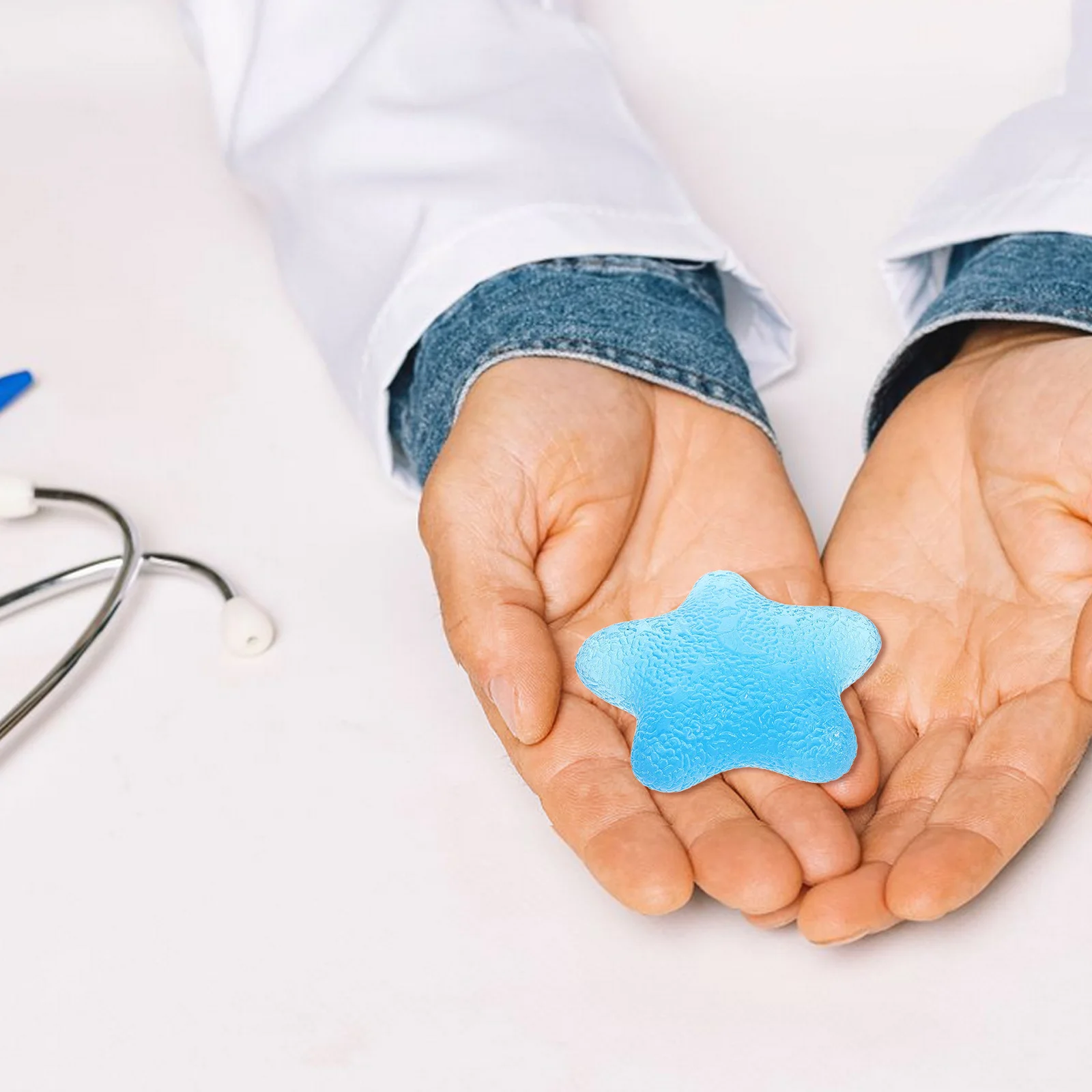 قبضة اليد الكرة Tpr لينة ضغط ممارسة لتدريب القوة إصبع اليد العلاج نقالة إعادة تأهيل أجهزة لياقة بدنية المعصم