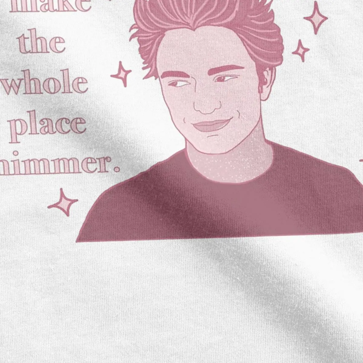 Sparkly Edward T-Shirt uomo The Twilight Saga Leisure Pure Cotton Tee Shirt girocollo manica corta T-Shirt abbigliamento regalo