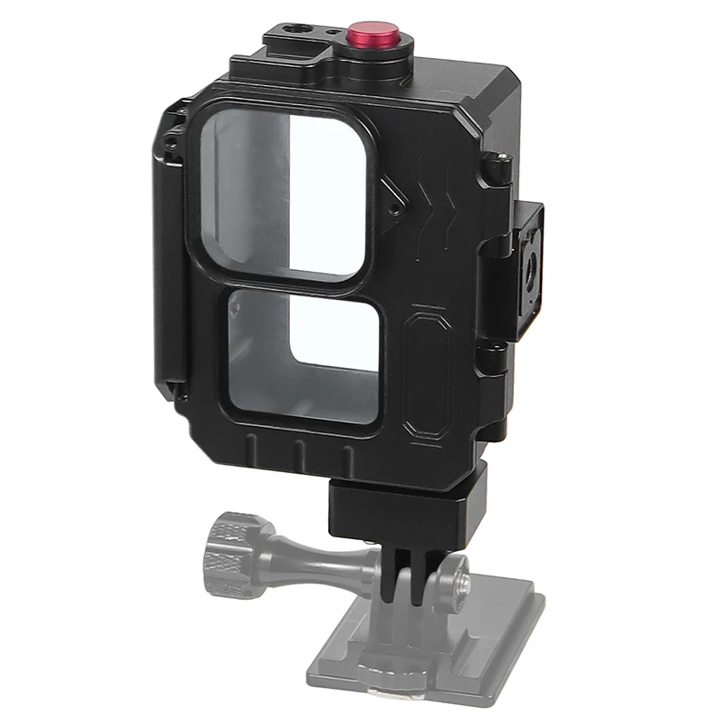 IP68 Metallgehäuse Wasserdicht für GoPro 13 12 11 10 Actionkamera Tiefseetauchen 1/4 Schnellmontage Unterwasser-Schutzrahmen – Detail 40