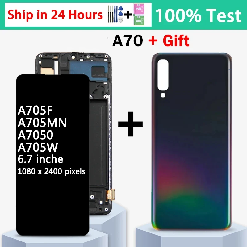 Test For Samsung  A70 LCD Display Touch Screen Digitizer Assembly A705 A705F A705FN/DS SM-A705MN Display Replacement