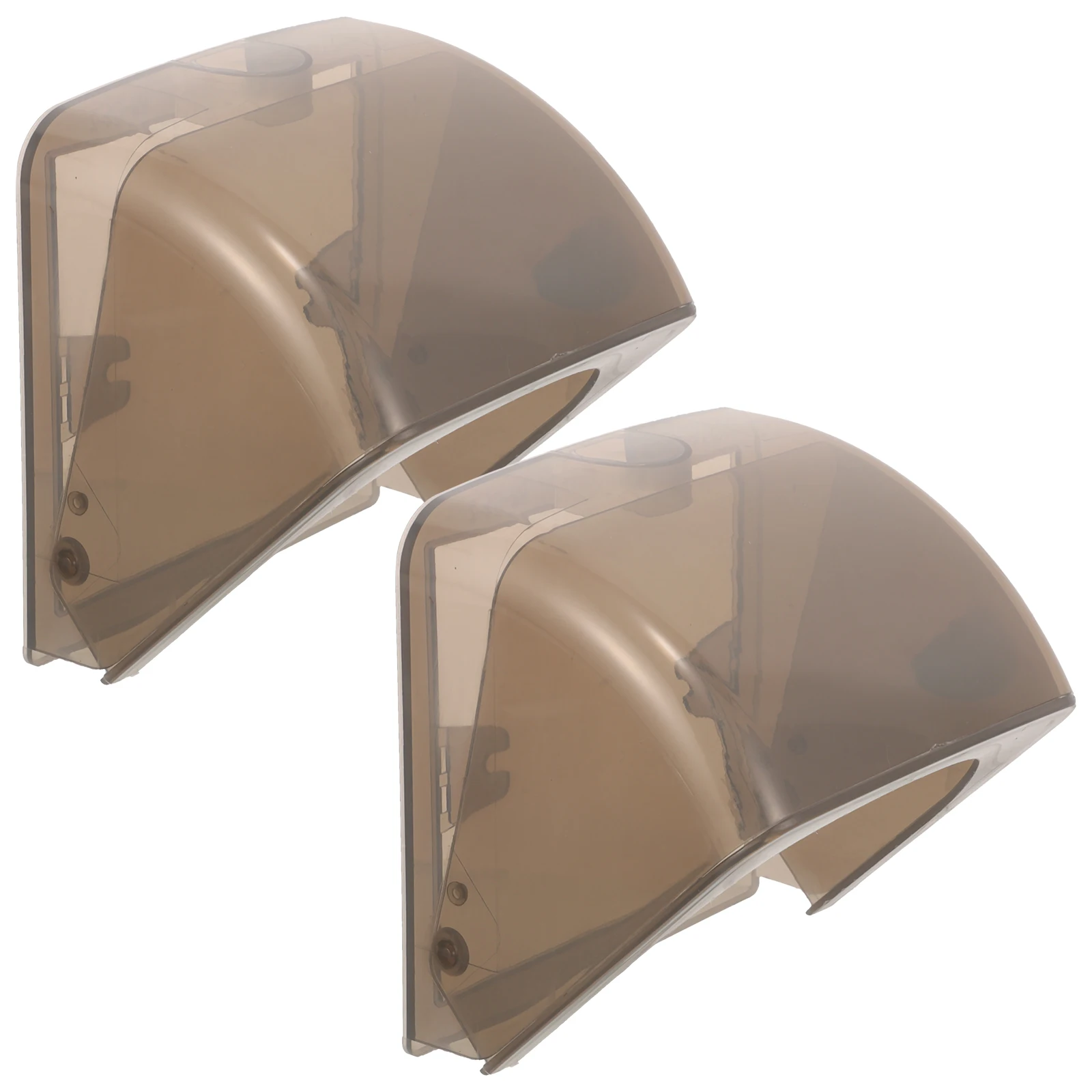 

2Pcs Outlet Waterproof Socket Protector Sturdy Pc Material Wear Resistant Home Supplies Socket Cover