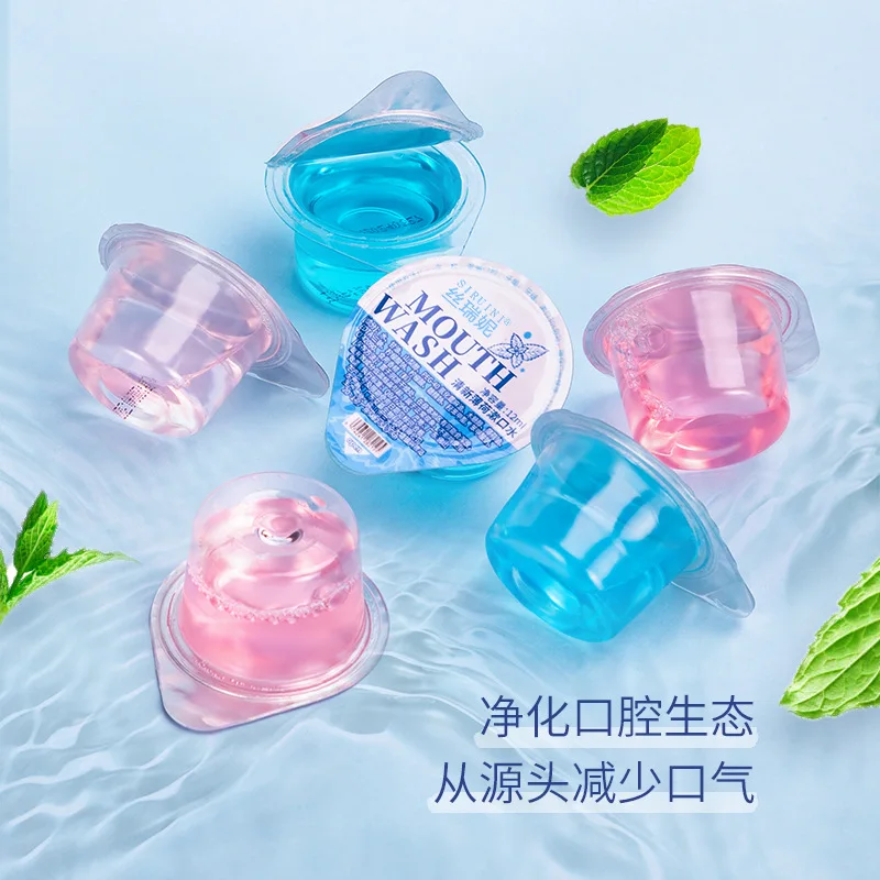 Jelly Cup Mouthwash Disposable Mouthwash Will Bring Fresh Breath, Mild Taste and A Variety of Flavors Mouth Wash рот