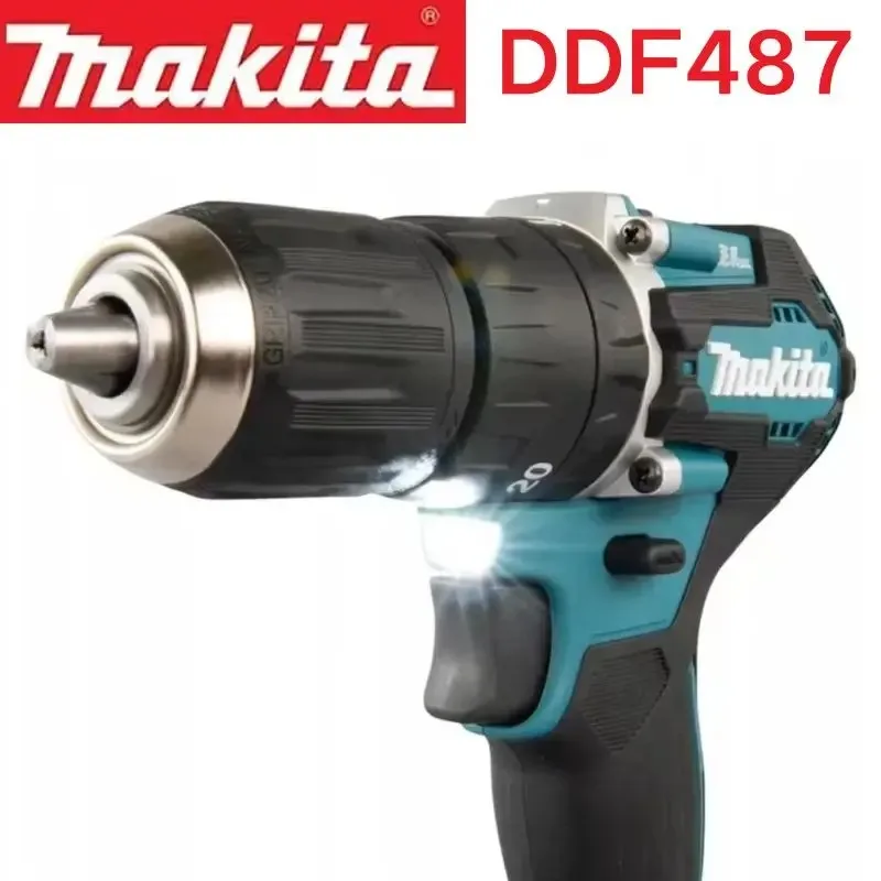 

Makita Original DDF487 Cordless Driver Drill 18V Brushless Electric Impact Screwdriver Rechargeable Power Tool (ony tool)