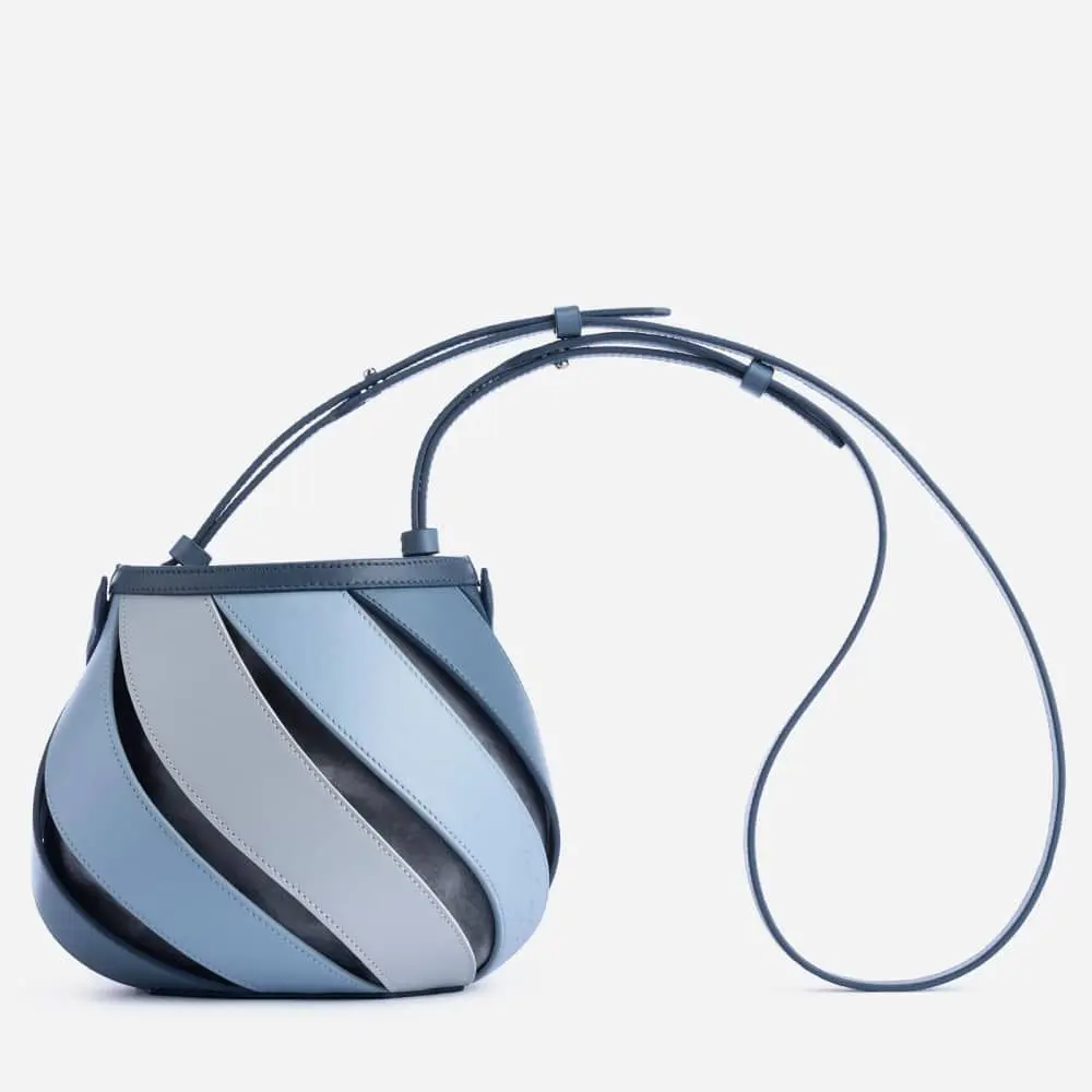 Fashion Lantern Bucket Bag For Women Luxury Designer Handbags And Purse 2024 New In PU Cross Design Hollow Out Mini Shoulder Bag