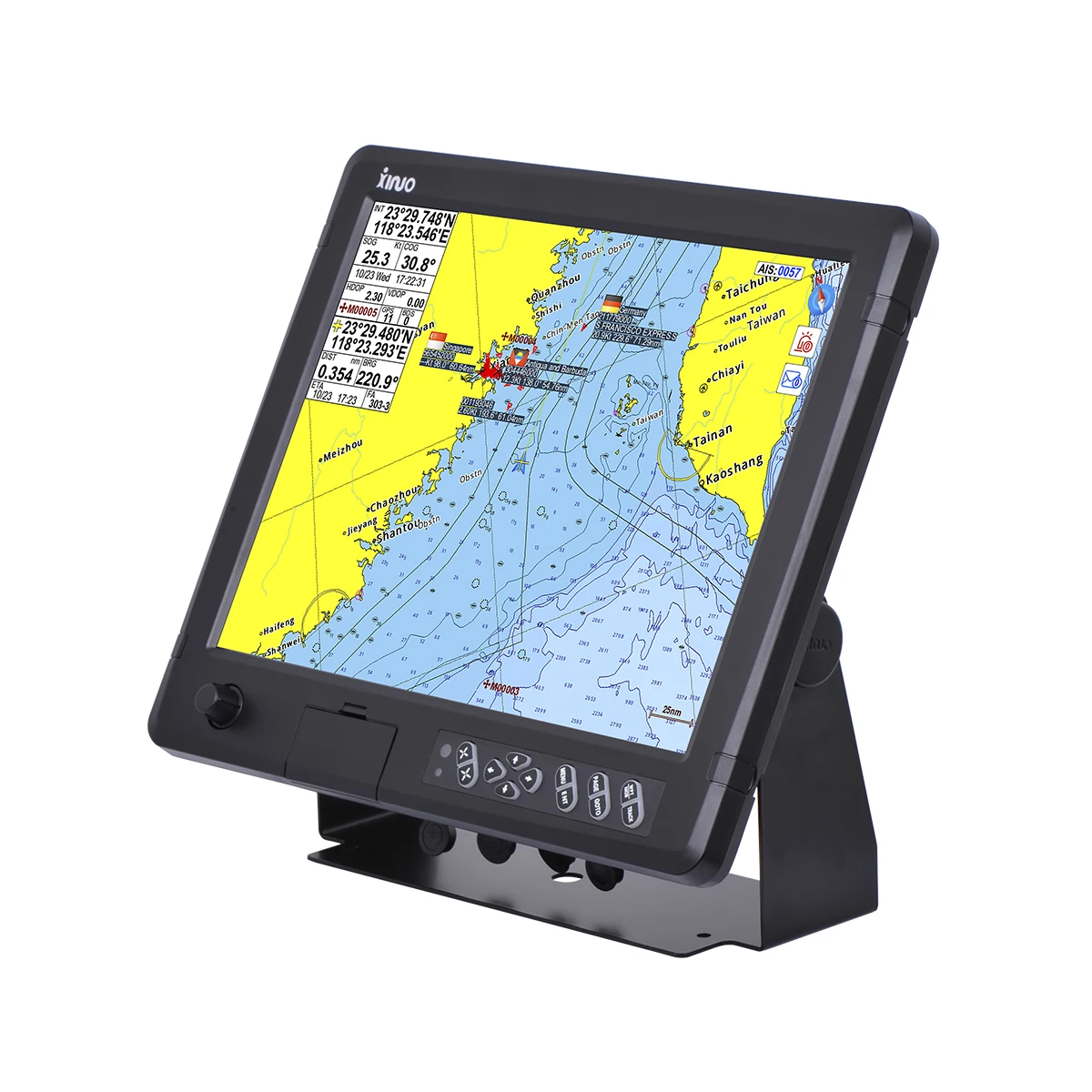 

Marine GPS AIS Navigator Marine Chart Plotter HM-5915 15" Large LCD Monitor Display CE IMO NMEA0183 IP65