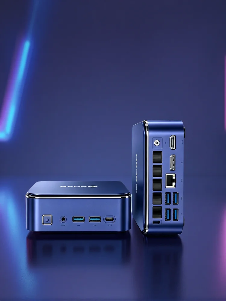 SOYO S5 Air Mini-PC AMD Ryzen 5 7535HS 16GB DDR5 512GB M.2 SSD Windows 11 Pro AMD Radeon Grafik Mini-Desktop-Computer Dual HDMI Type-C RJ45 Home Office Gaming Micro-PC