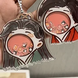 Anime Tian Guan Ci Fu Shake Music Keychain Xie Lian Hua Cheng Key Ring Cosplay Heaven Official’s Blessing Fun Unzip Jewelry Gift