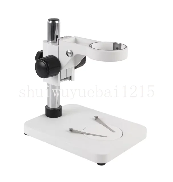 Trinocular Microscope Binocular Microscope Stereo Microscope Adjustable Table Working Stand Holder+76mm Ring Holde+32mm Pillar