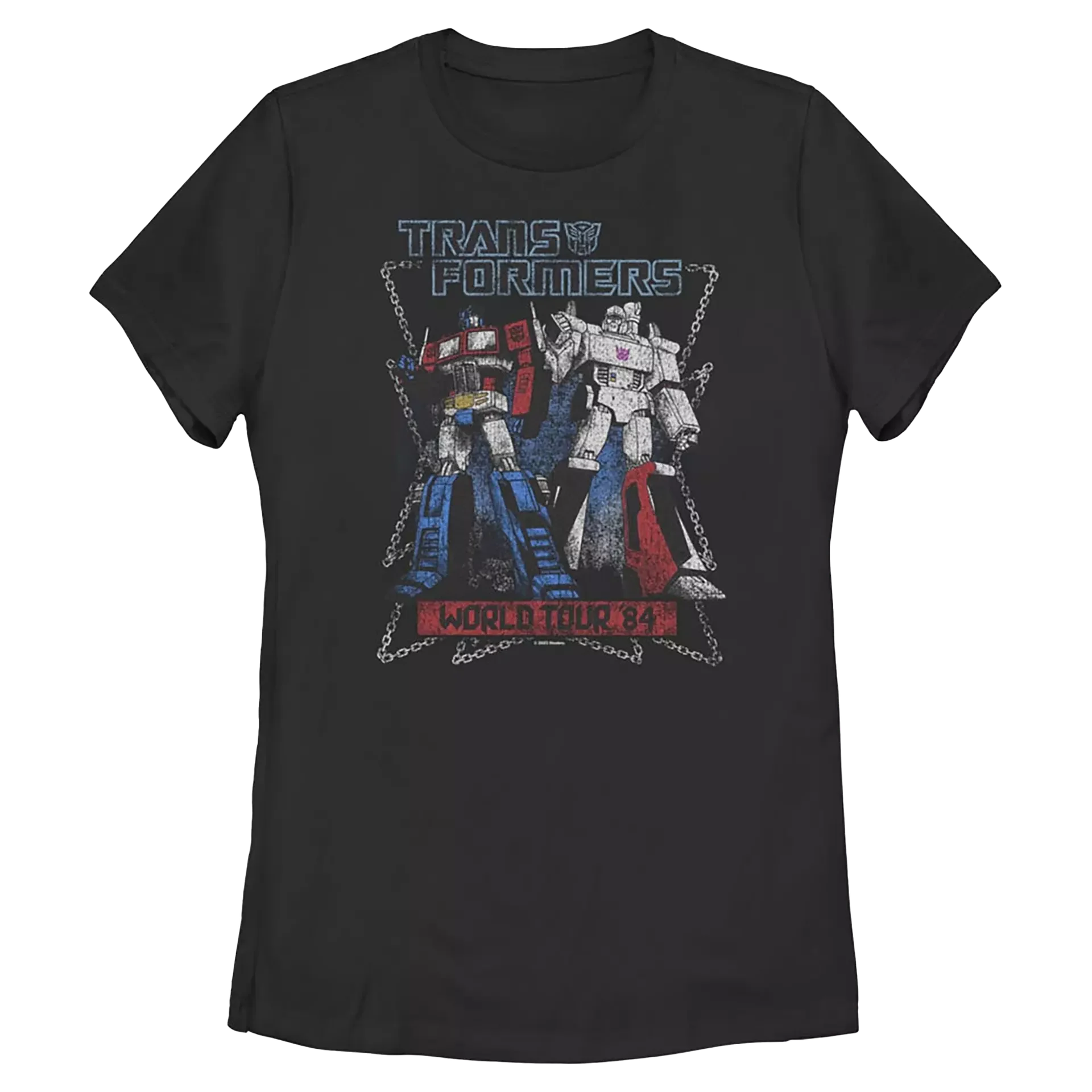 Camiseta de Algodón 100% con Estampado de Transformers Optimus Prime, Licenciada por Hasbro, Verano 2026, Holgada, Cómoda, G1, Megatron, Optimus Prime
