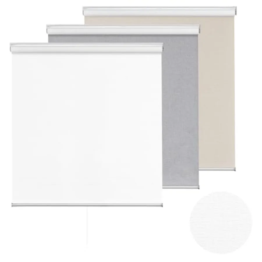 

Беспроводные рулонные шторы с 100% теплоизоляцией и защитой от УФ-излучения, из полосатой жаккардовой ткани, для оконных жалюзи внутри помещений