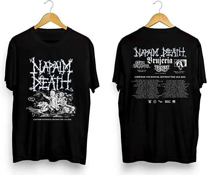 Campaign For Musical Destruction Napalm Death Grindcore Band Tour Dates 2023 shi