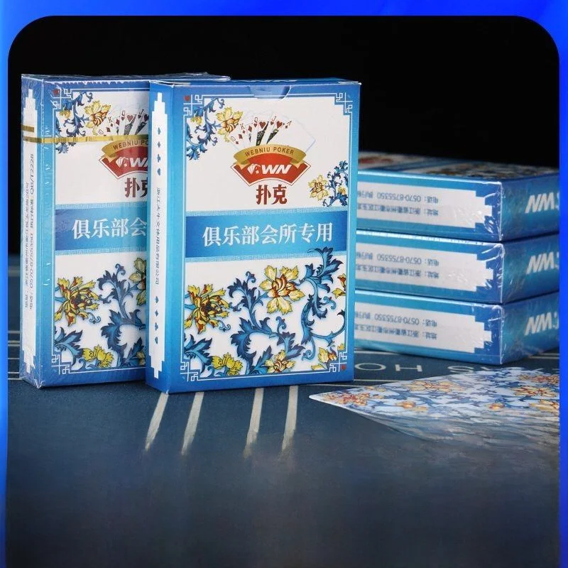 cartas-de-poker-de-porcelana-premium-endurecida-azul-e-branca-para-jogos-de-mesa-de-magia-em-salas-de-jogo-dou-dizhu-mahjong