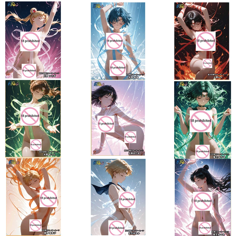 

Сейлор Мун Chibiusa Mizuno Ami ACG Diy Self Control Collect Signature Trading Флэш-карта Аниме Мультфильм Оригинальная серия Подарок