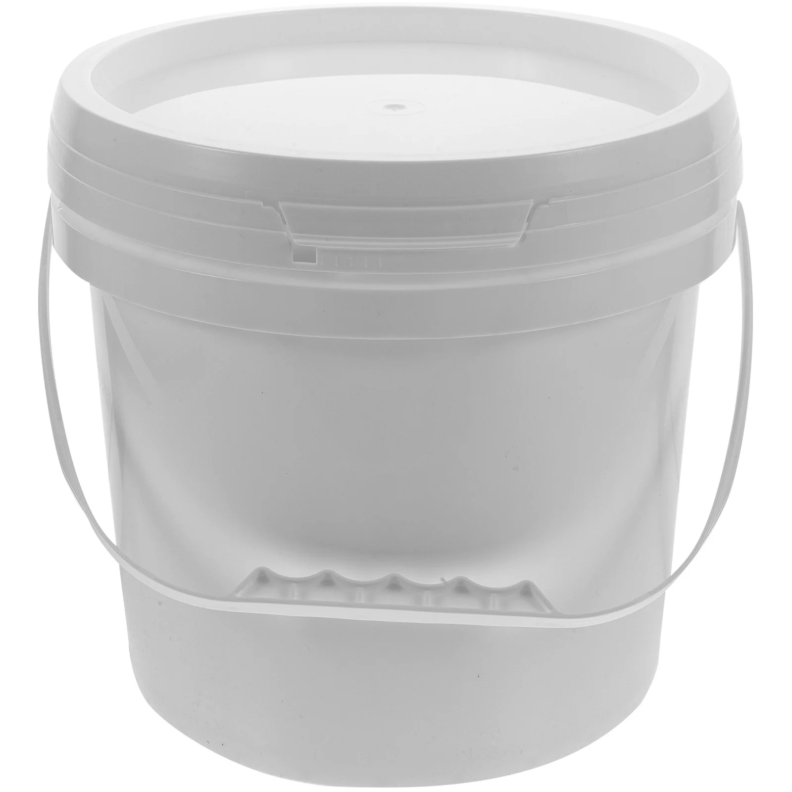 

Ergonomic Hand Held Paint Bucket Airtight Lid Food Safe Multi Purpose Storage Container Durable Plastic Pigment Box