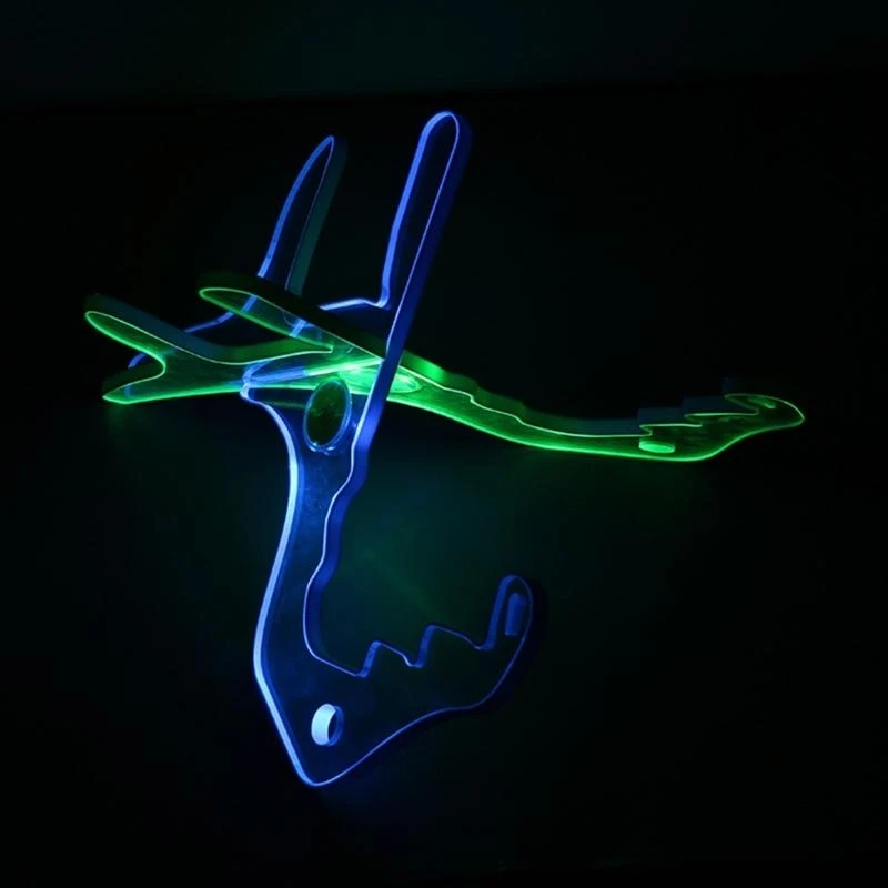 

Подставка для укулеле со светлой акриловой маленькой подставкой для гитары, складная подставка для укулеле, мандолина, банджо,