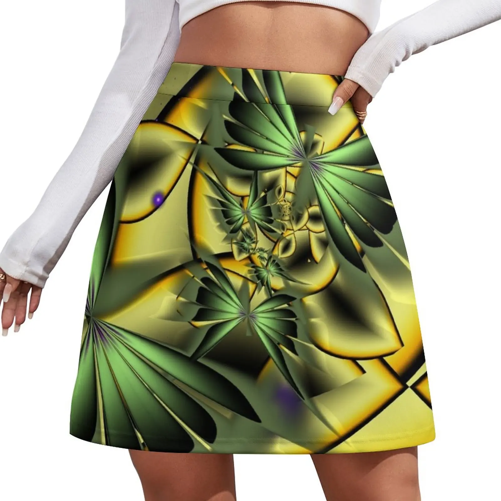 

Luna Orange Mini Skirt women's stylish skirts night club outfits mini skirt