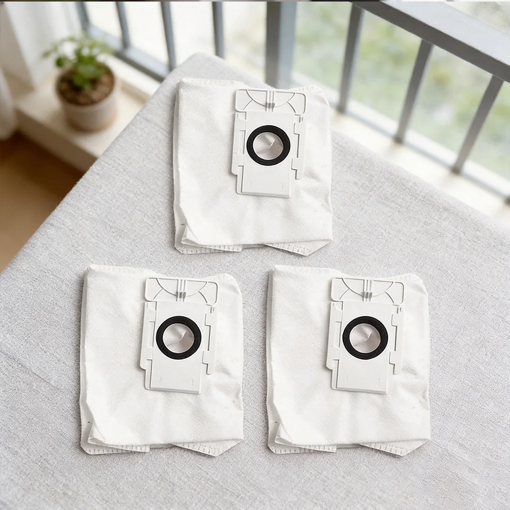 Efficient Filtration Dust Bags for Greenworks GRV3011 Robotic Vacuum Available in 3/6/10 Packs for Easy Replacement