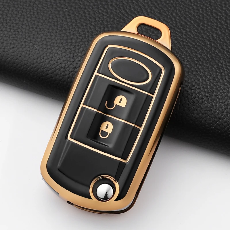 

Fashion TPU Car Key Case Cover Shell For Range Rover Sport Vouge Land Rover Discovery 3 2006 2007 2008 2009 keyless Accessories