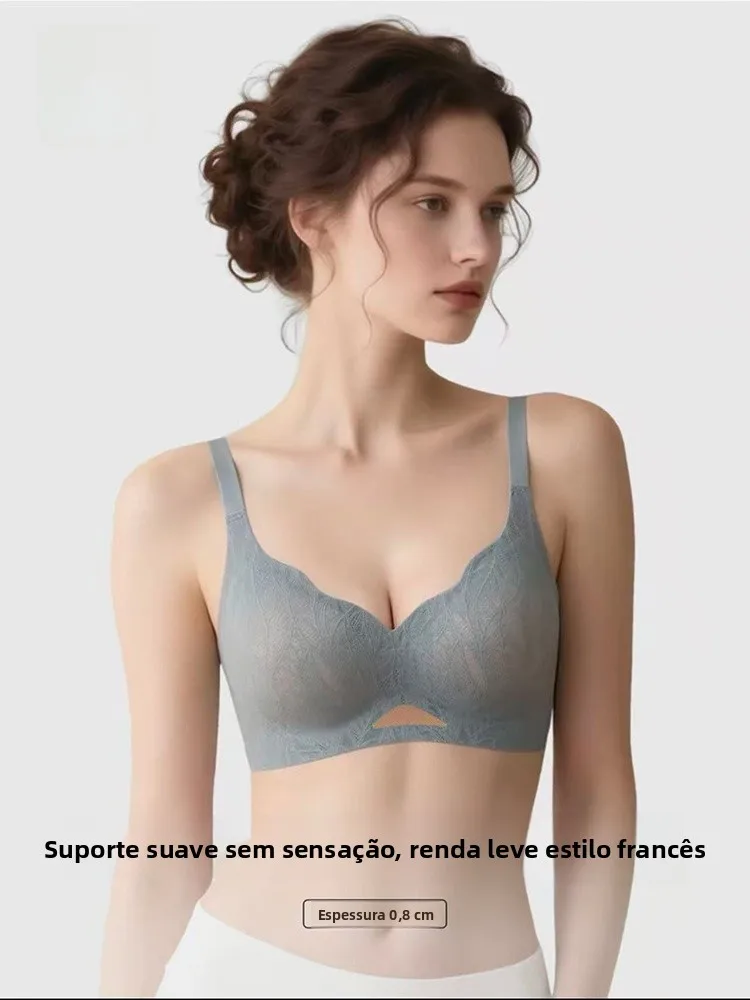 lace-bra-small-wave-gathered-underwear-for-women-prevents-sagging-soft-support-no-steel-ring-fixed-strap-design