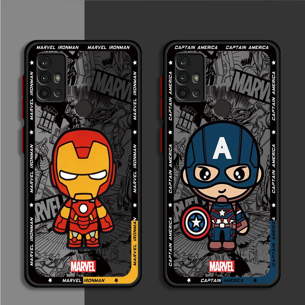 Cartoon Spiderman Groot Telefoon Hoesje Voor Samsung Galaxy A10 A20 A20 A30 A50 A70 A02 A03 A04 A11 A42 A71 5G A03s A04e Cover