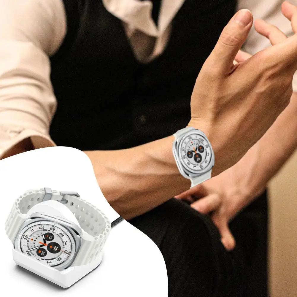 Wielokolorowa stacja ładująca do zegarka Samsung Galaxy Watch 7 Ultra Dock stojak na ładowarkę silikonowa stacja ładująca F9S8