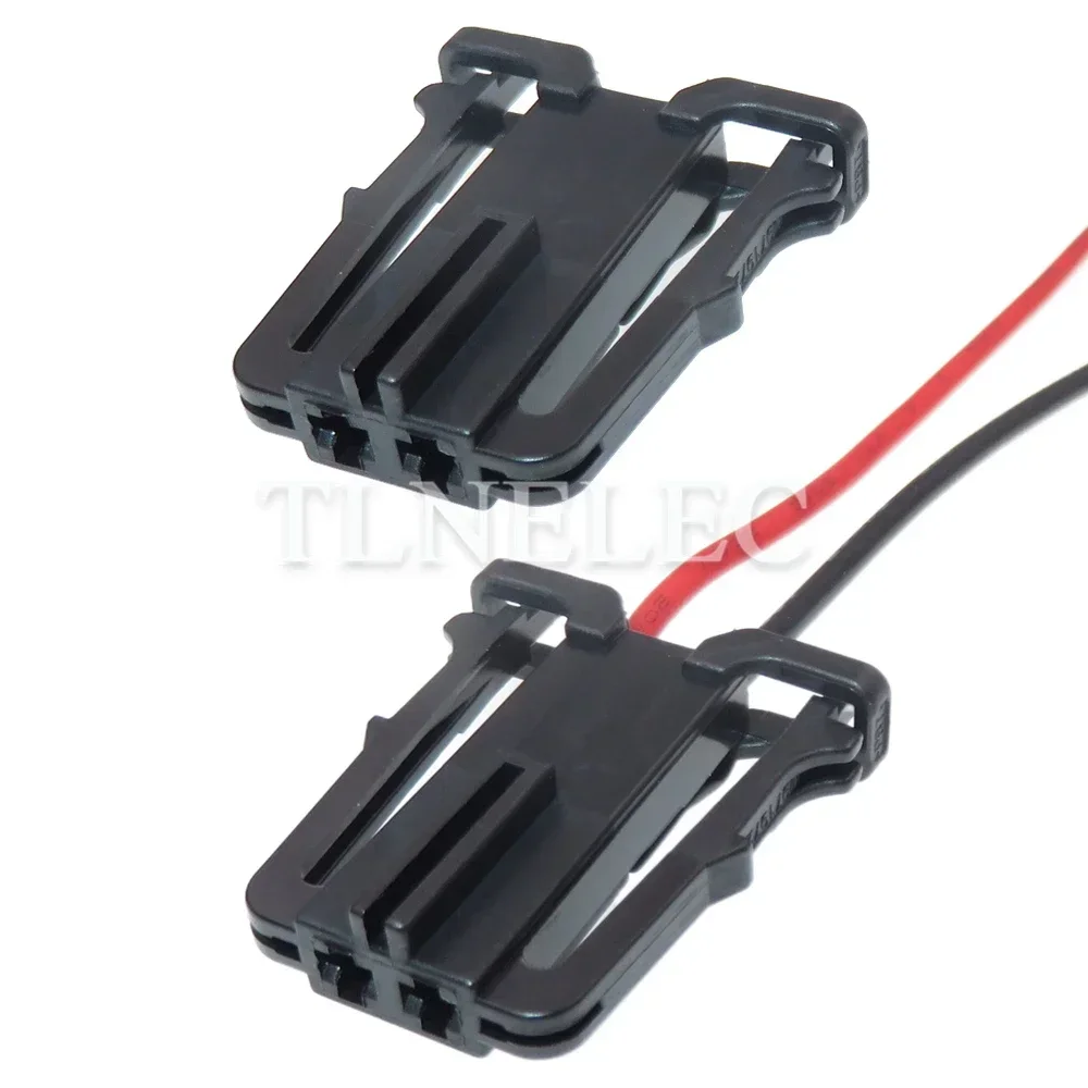 2 Pin Way Auto Unsealed Connectors With Wires Automobile Tweeter Speaker Wiring Terminal Socket For VW Audi 1J0971972