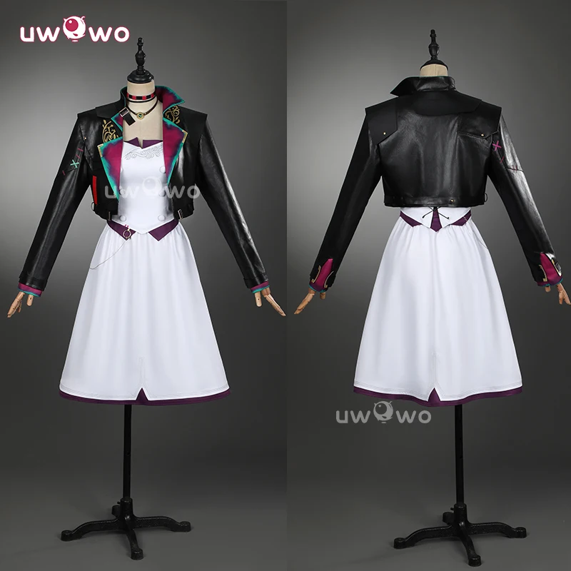 UWOWO Jinx Cosplay Collab Series: Game LOL Arcane S2 Powder Jinx Cosplay Costume AU Party Dance Dress Halloween costume