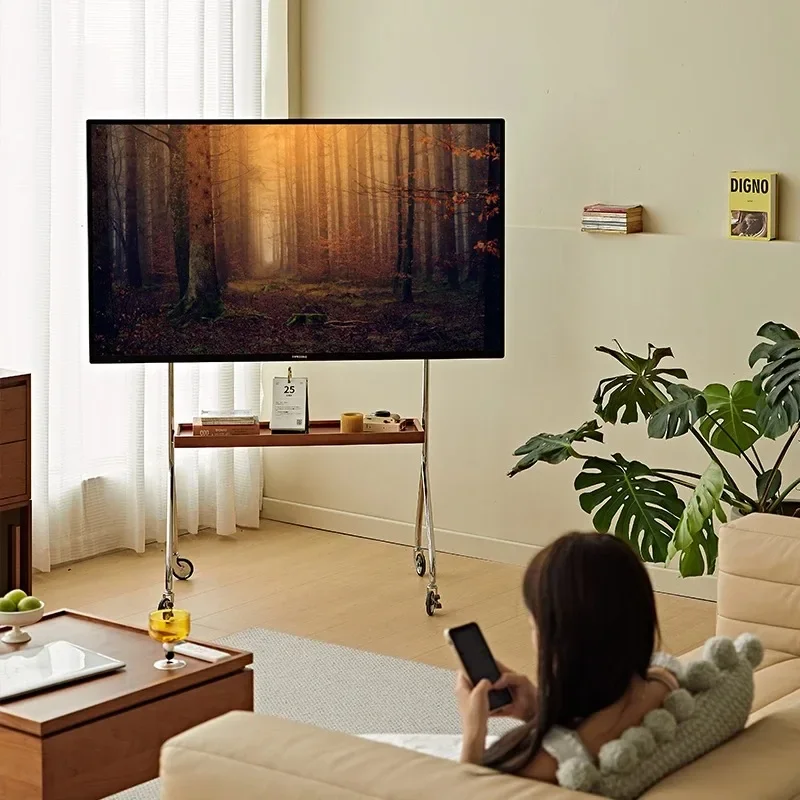 Mobile TV rack, living room home multi-function multi-scene universal monitor, bracket, hanger