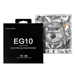 Enya Electric Guitar Strings Nickel High-carbon Coated Anti-rust Guitarra Strings, a set of six, EG10