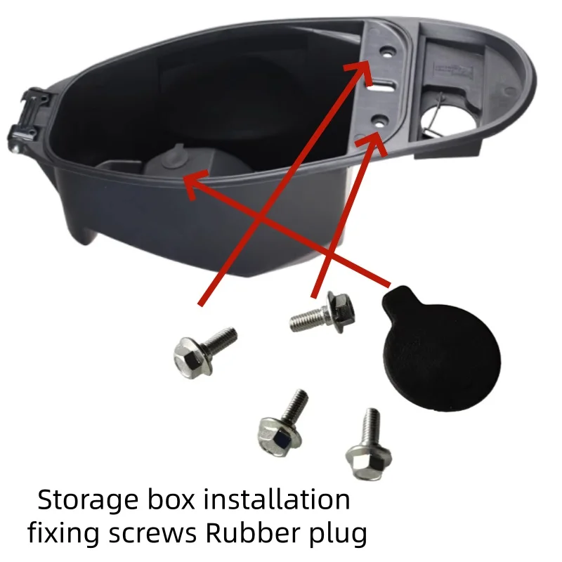 Motorcycle Storage Box Mounting Screw Rubber Plug Suitable for 125 Z Xa125 Xc125E Vity 125