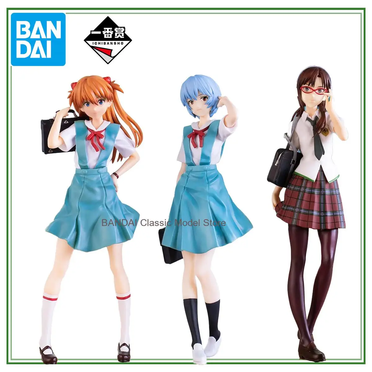 

In Stock Original BANDAI Ichiban Kuji EVA01 Asuka Langley Soryu Makinami Mari Illustrious Rei Ayanami Figure Anime Genuine Model