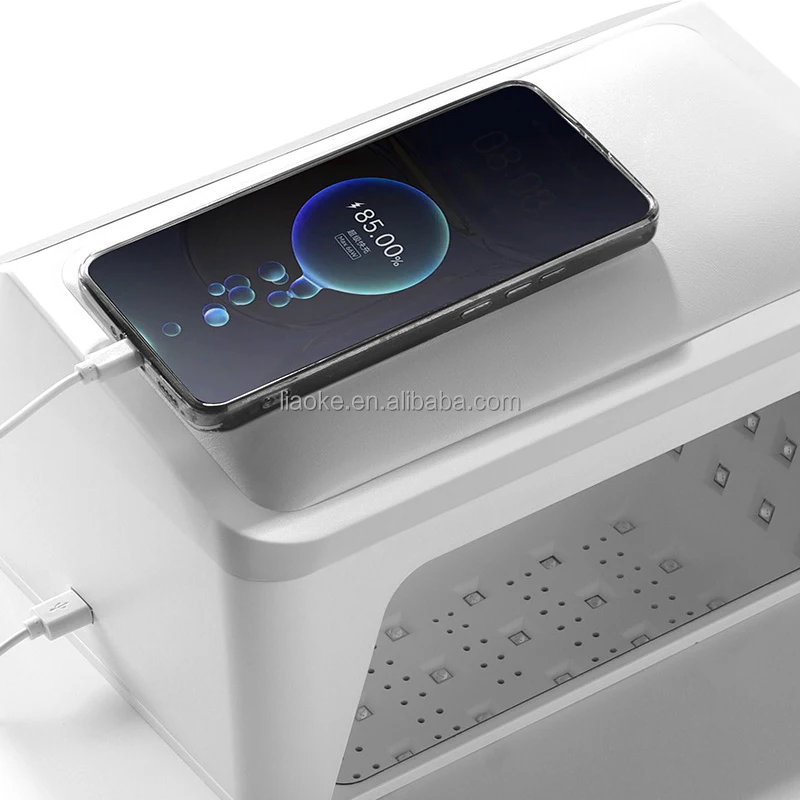 プロ仕様ハイパワーポータブルネイルドライヤーUVランプアクリルマニキュアハンドピロー365nm発光ディープネイル脇の下