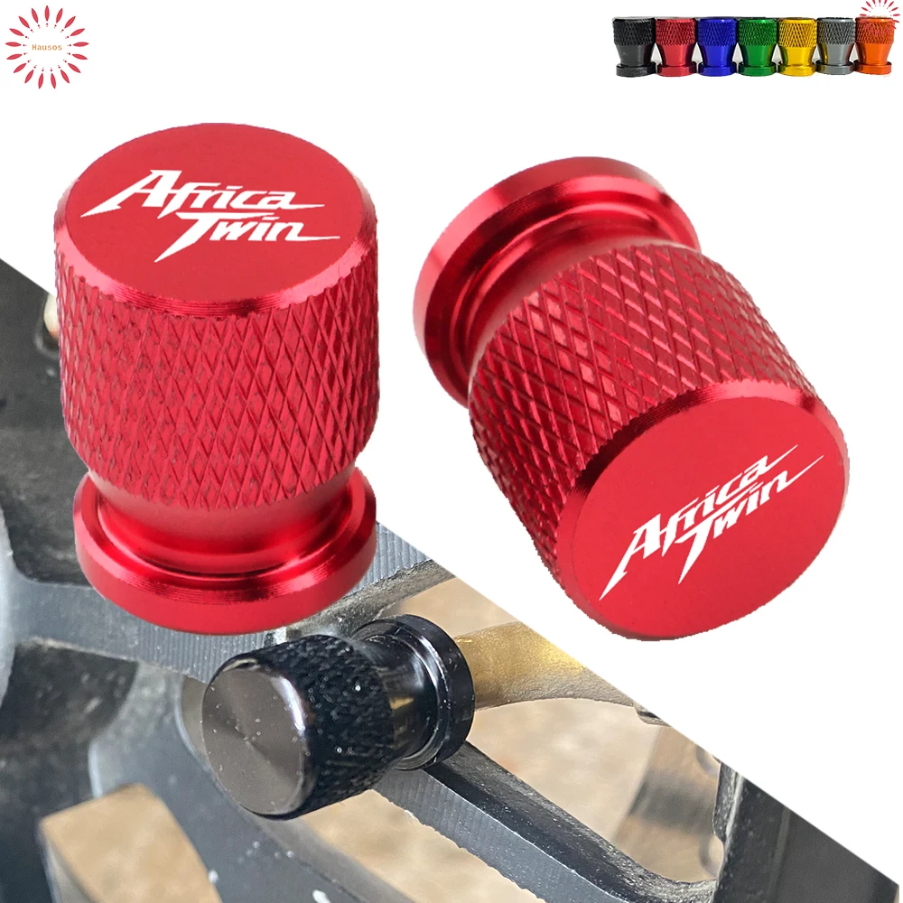 Cubierta de puerto de aire de válvula de neumático de aluminio CNC, tapa de vástago, accesorios de motocicleta, HONDA Africa Twin CRF 1100 1000L XADV NC750X, 1 par
