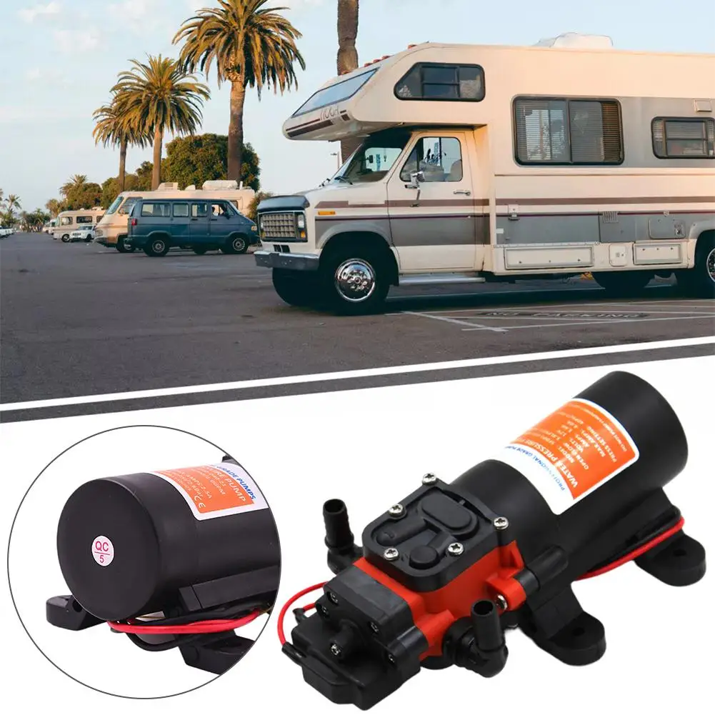 

Water Pump Diaphragm Pump Boat Accessories Showers Toilets Water Transfer Motor For RV Y0W7