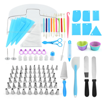 110 Pieces Of Cream Cake Decoration Tool Set Cake Turntable Multi-purpose Kitchen DIY Baking Tools Flower Mounting Nozzles Tool