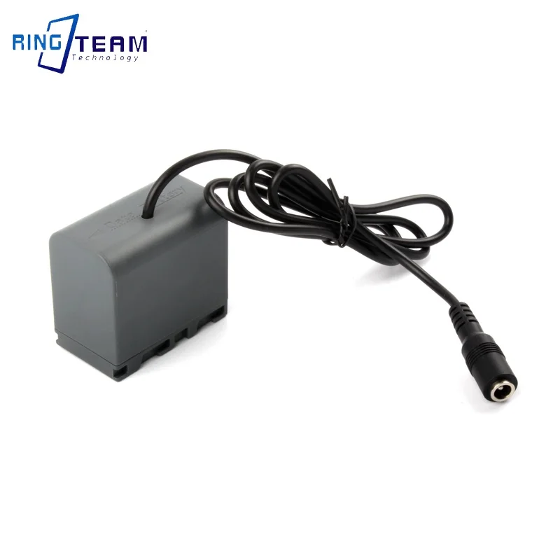 Adaptador de alimentação CA quadrado para câmeras, AC-E6, BN-VF823, VF823, bateria fictício para JVC GZ-430, 365, 330, MS100, GZ-HD10, 730, 530, 465, 437