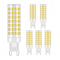 2/5pcs G9 LED corn bulb 10W 4000K warm white, 6000K brightness, AC110-220V, ideal for home lighting upgrades