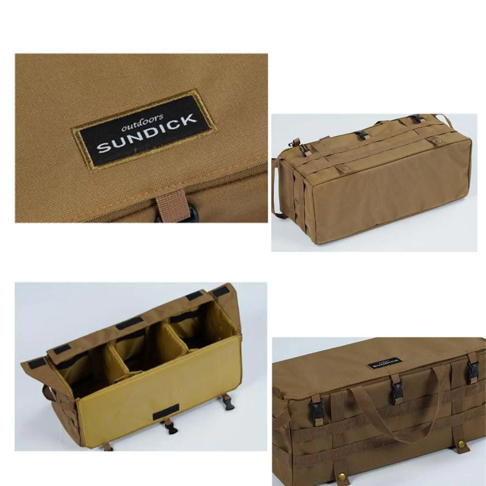 

Heavy Duty Camping Folding Storage Bag Armrest Side Organizer