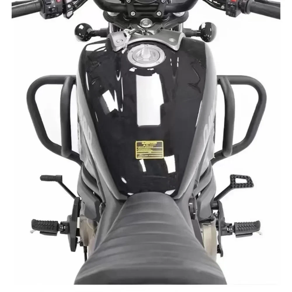 New for Qjmoto Qj St550 550Srvst Srv 550 St Motorcycle Upper Anti-collision Bar Extended Bumper Stainless Steel Fuel Tank Guard