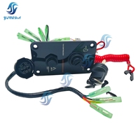 Outboard Single Engine Key Switch Panel, 704-82570-08 Fit for Yamaha Outboard Motors 704 Control Box Mounting Screws Assembly