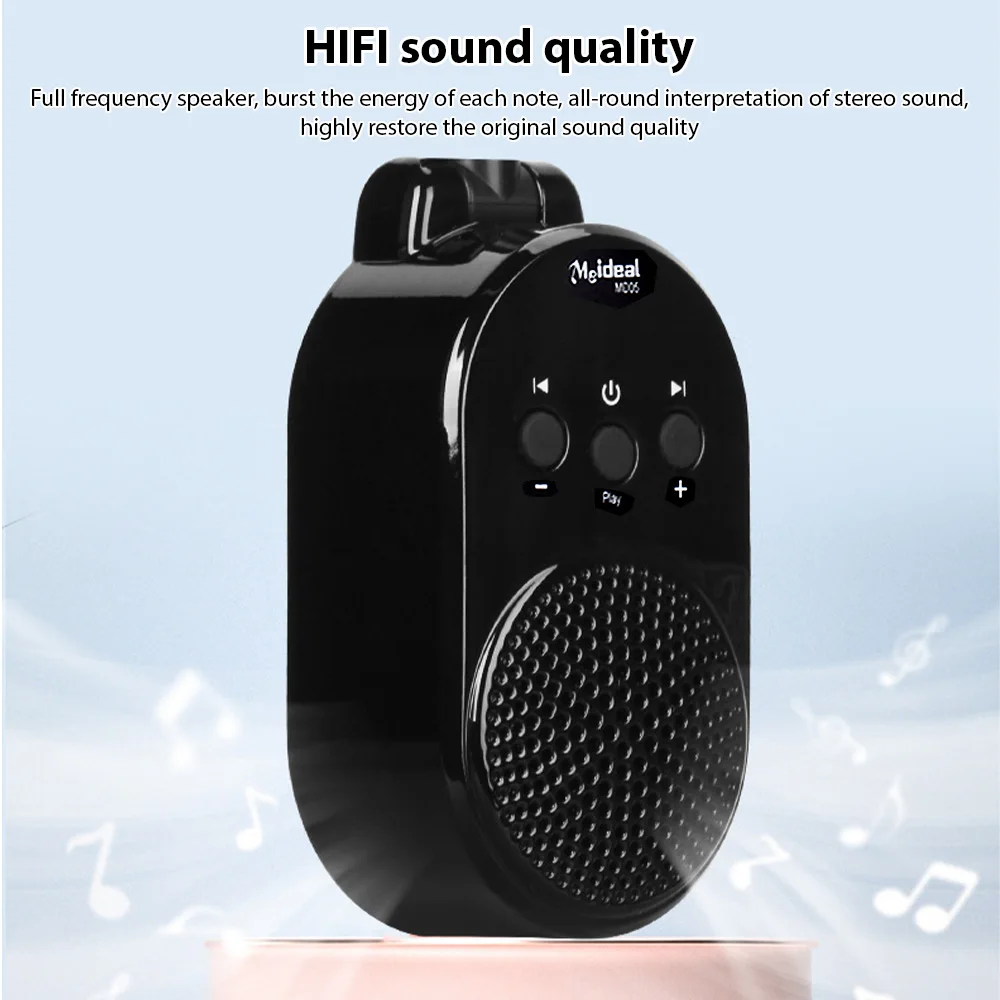 5W Guitar Amp BT Portable Plug-in Speaker for All Electric Guitars Wind Instruments Type-C Rechargeable 270° Rotatable Plug Play