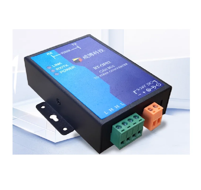 

Хост-контроль пожара, сеть оптического приемопередатчика CAN, 2-сторонний оптоволоконный преобразователь CAN CanBus в оптоволоконный автобус Can bus