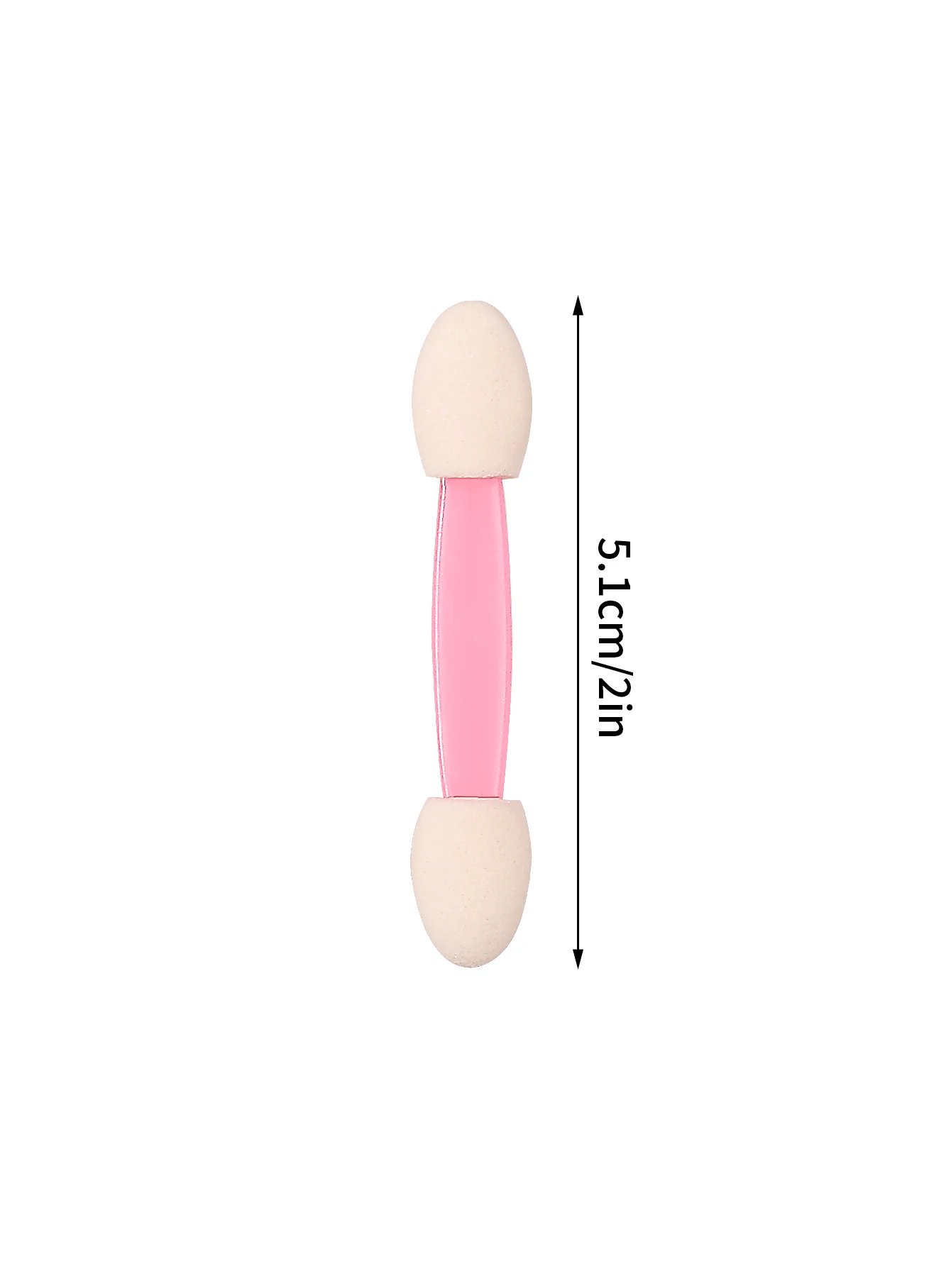 10/20/50/100PCS Doppelköpfiger Schwamm-Lidschattenpinsel, multifunktionaler Pinselstift für Nagelkunst-Anwendungen, tragbares Make-up-Werkzeug