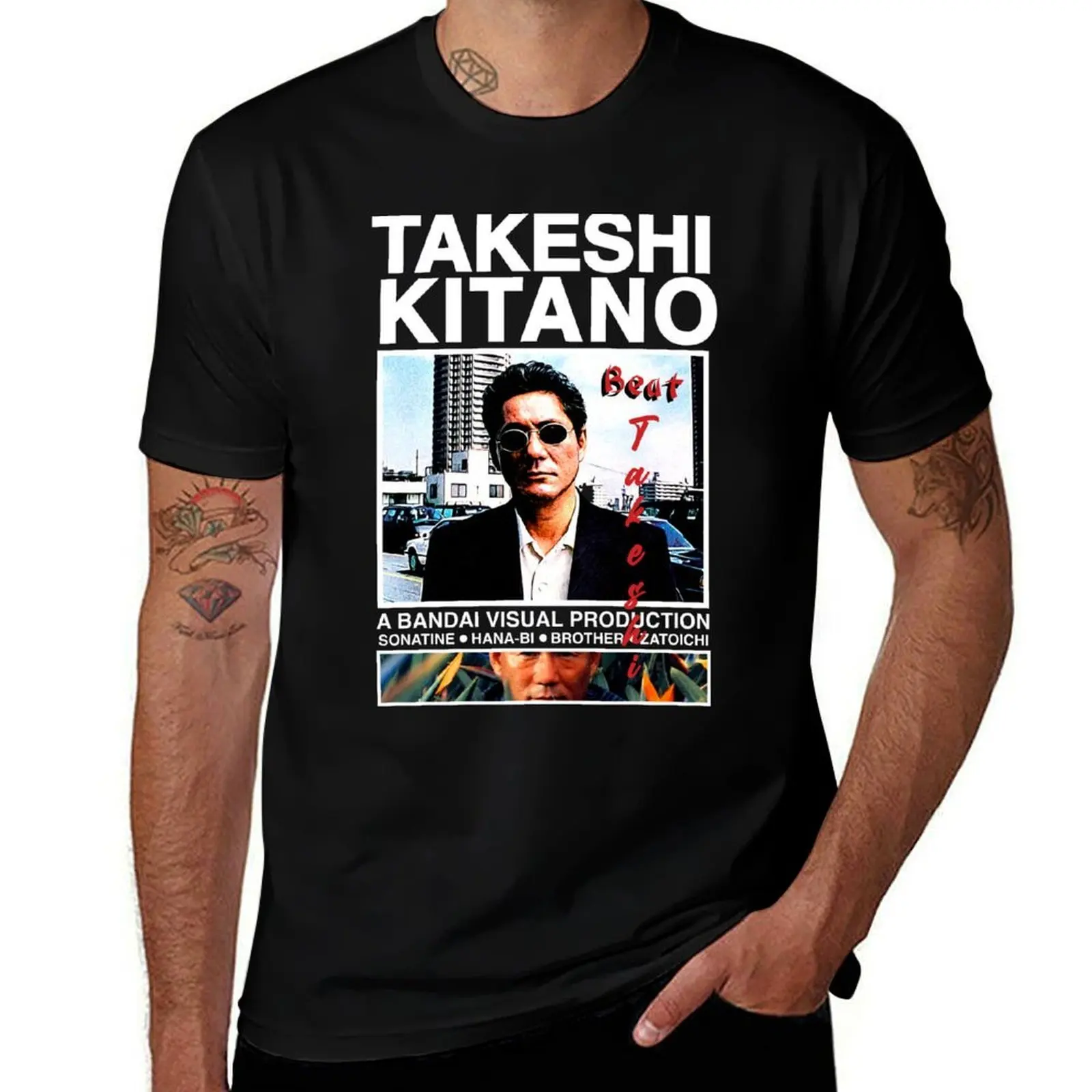 t T-Shirt man Kitano shirt man summer Takeshi for tshirt graphic shirts t anime