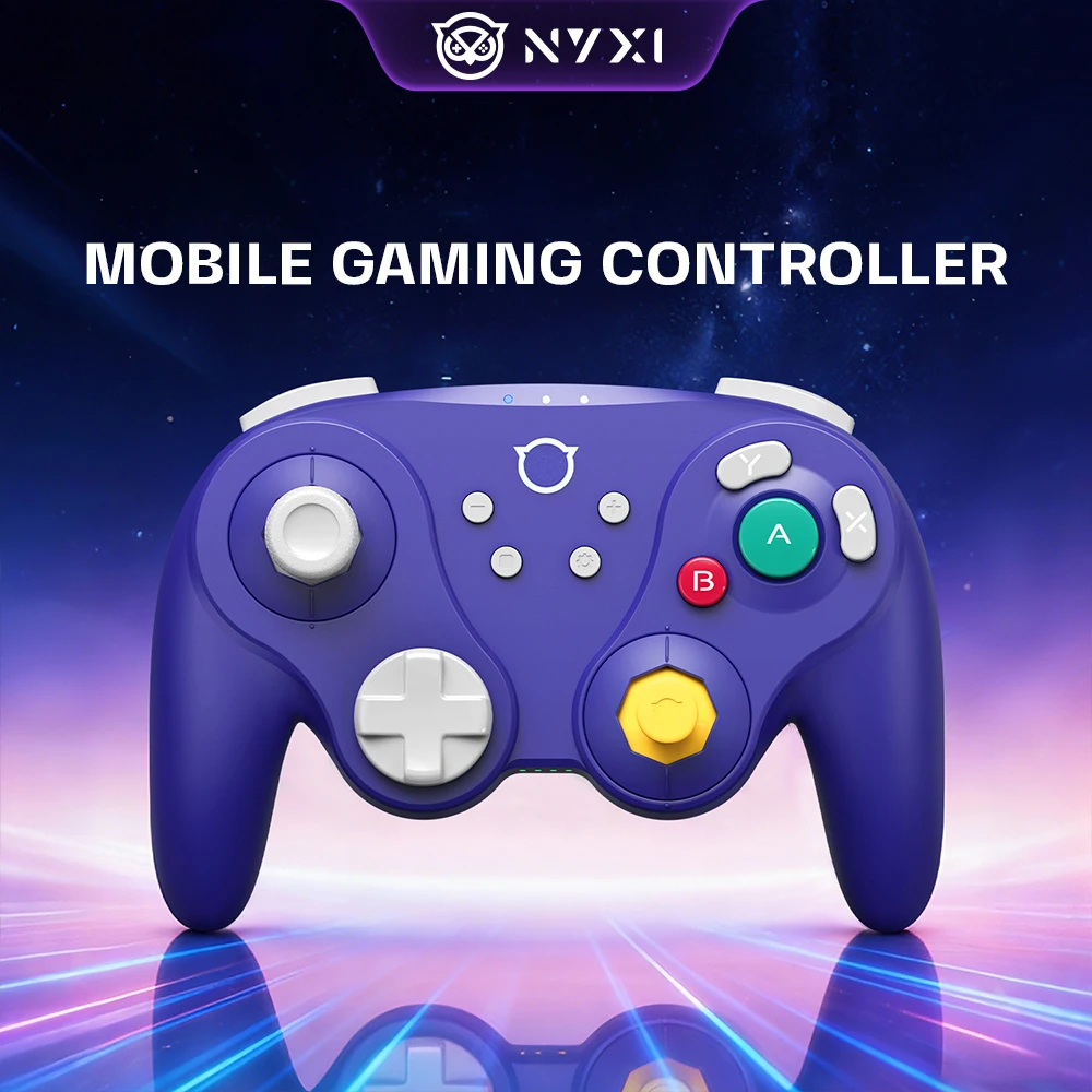 

NYXI for Switch2/PC Warrior Lite Bluetooth Game Controller Purple Wireless Gamepad