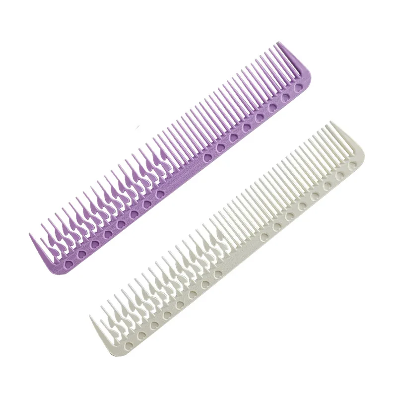 

Professional Hair Cutting Comb Multi Functional Wide Teethed Layered Haircut Combs Barber Styling Tool Accessories Detangling