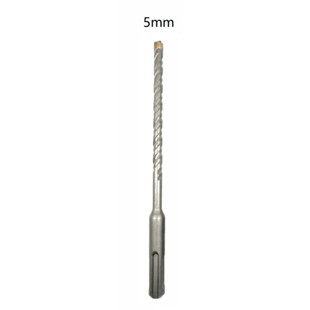 Precision Engineered Cross Tips 4 Cutters Masonry Drilling Bit 110mm Length Suitable for Cement Wood Ceramic Tile 1 PC