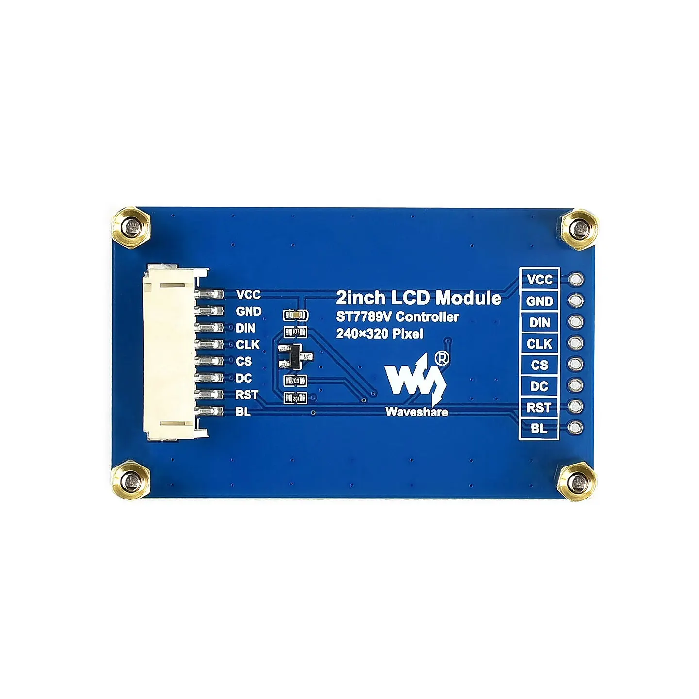 2-inch IPS LCD Module with ST7789VW Chip, Compatible with Raspberry Pi / Arduino