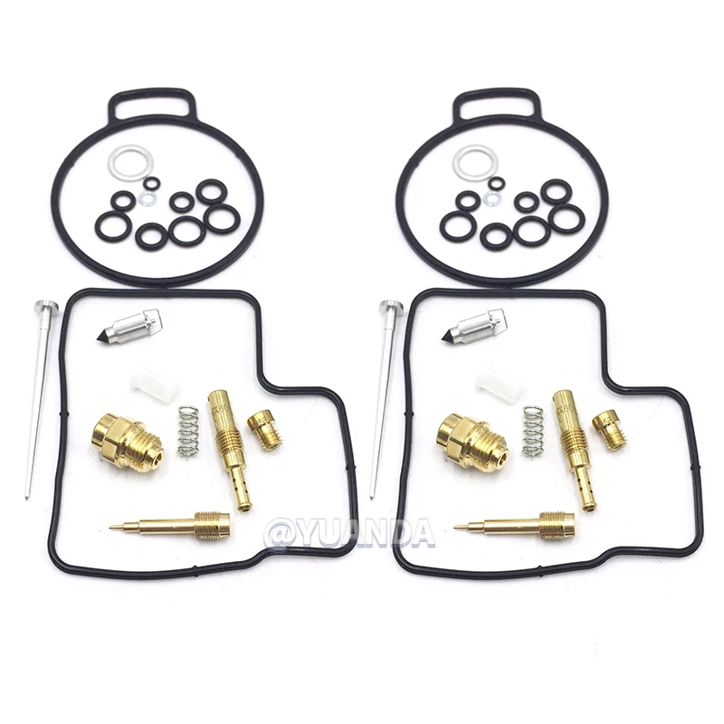 2x Carburetor Rebuild Kit For Honda Goldwing 1500 GL1500SE 95-98 Carb Jets Gaskets Repair